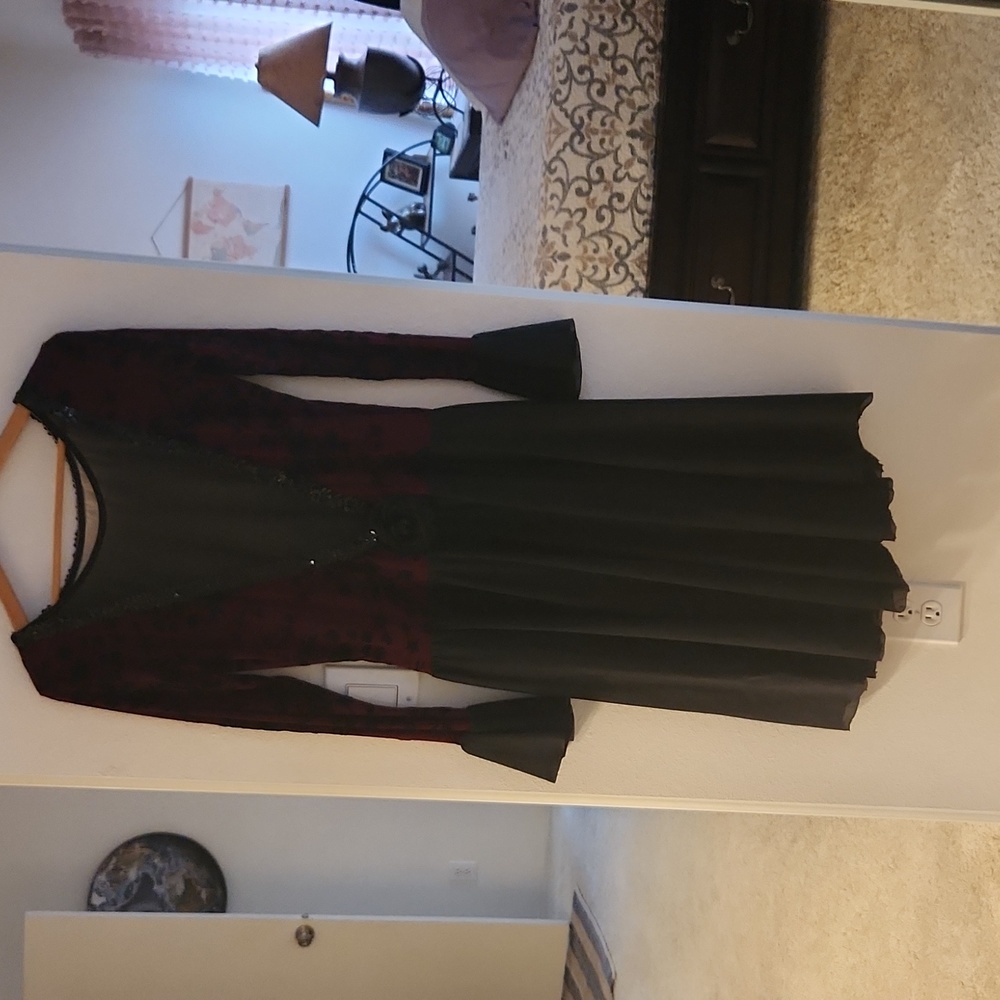 Black and red costume dress